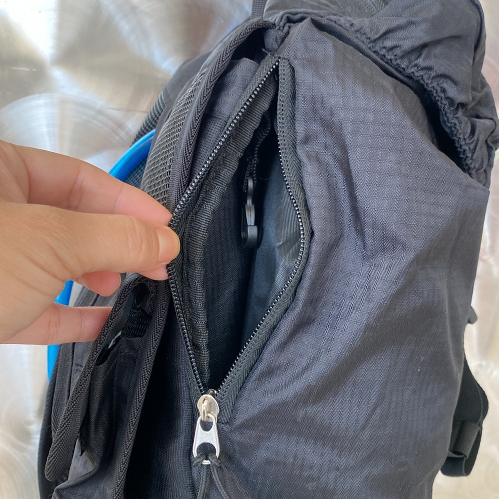 flag nor fail Black Top-Load Backpack with Anchor Patch - Picture 6 of 8